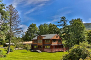 Stream-Side Atrium Home with Side Rooms & Pool Table